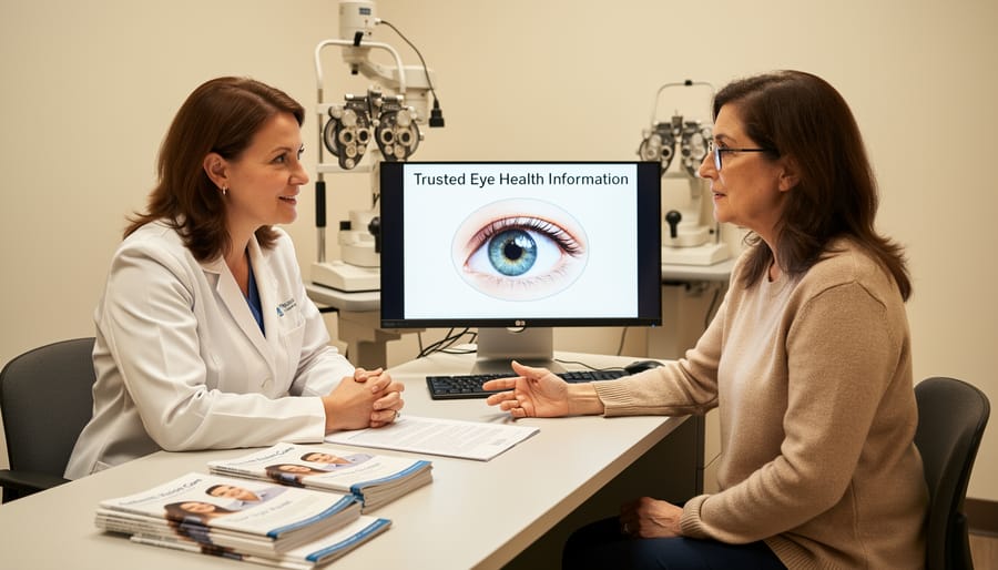 Doctor and patient hands during medical consultation showing trust in healthcare information