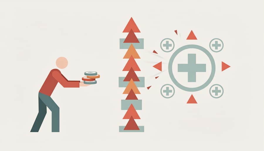 Laptop displaying Reddit interface with upvote symbols in modern office setting